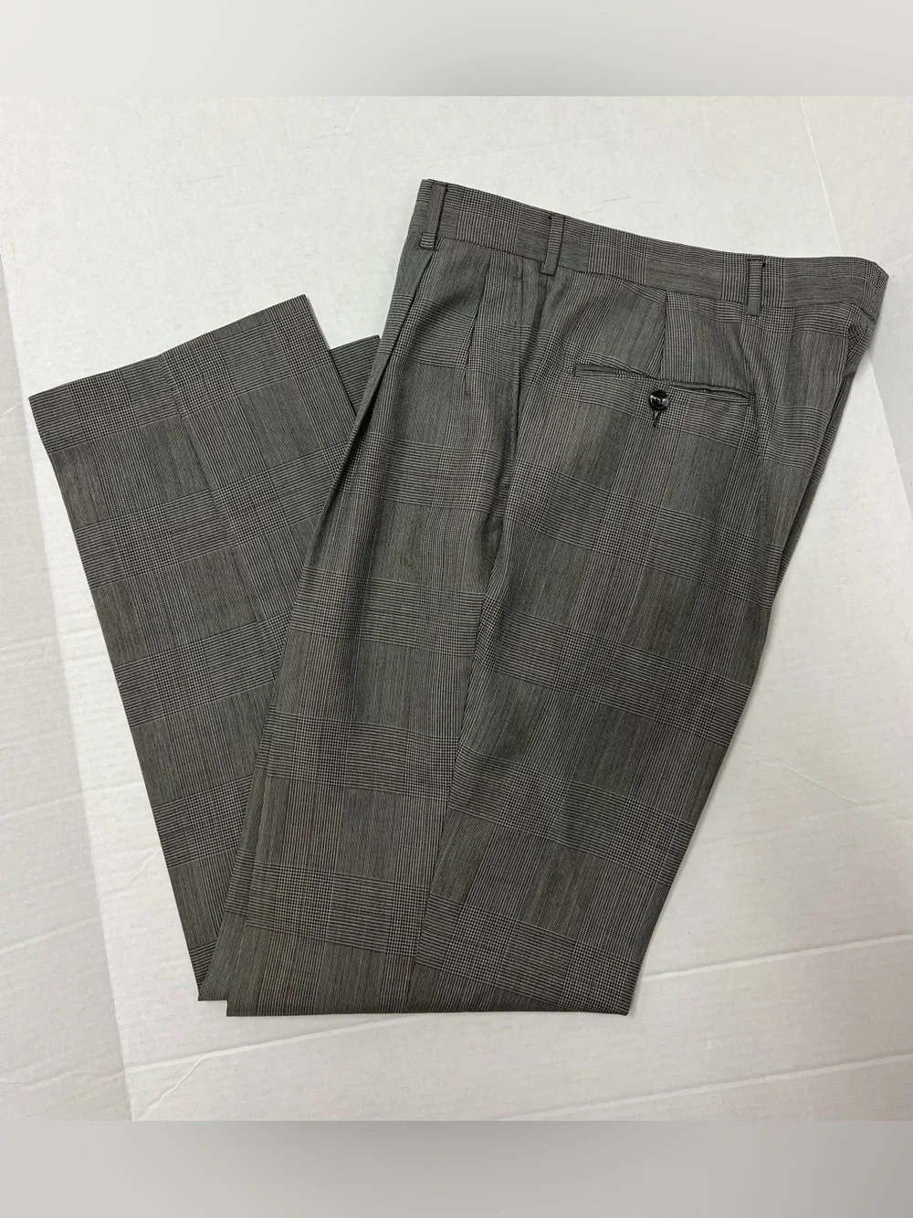 Polo University Club Ralph Lauren Vintage 38R Blazer 33x31 Pants Glen Plaid Suit